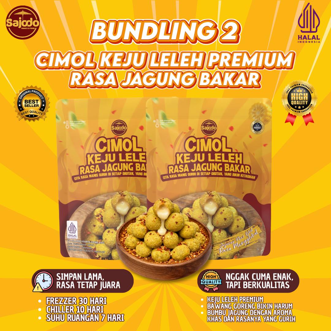 Cimol Keju Jagung Bakar - Sajodo Snack & Food
