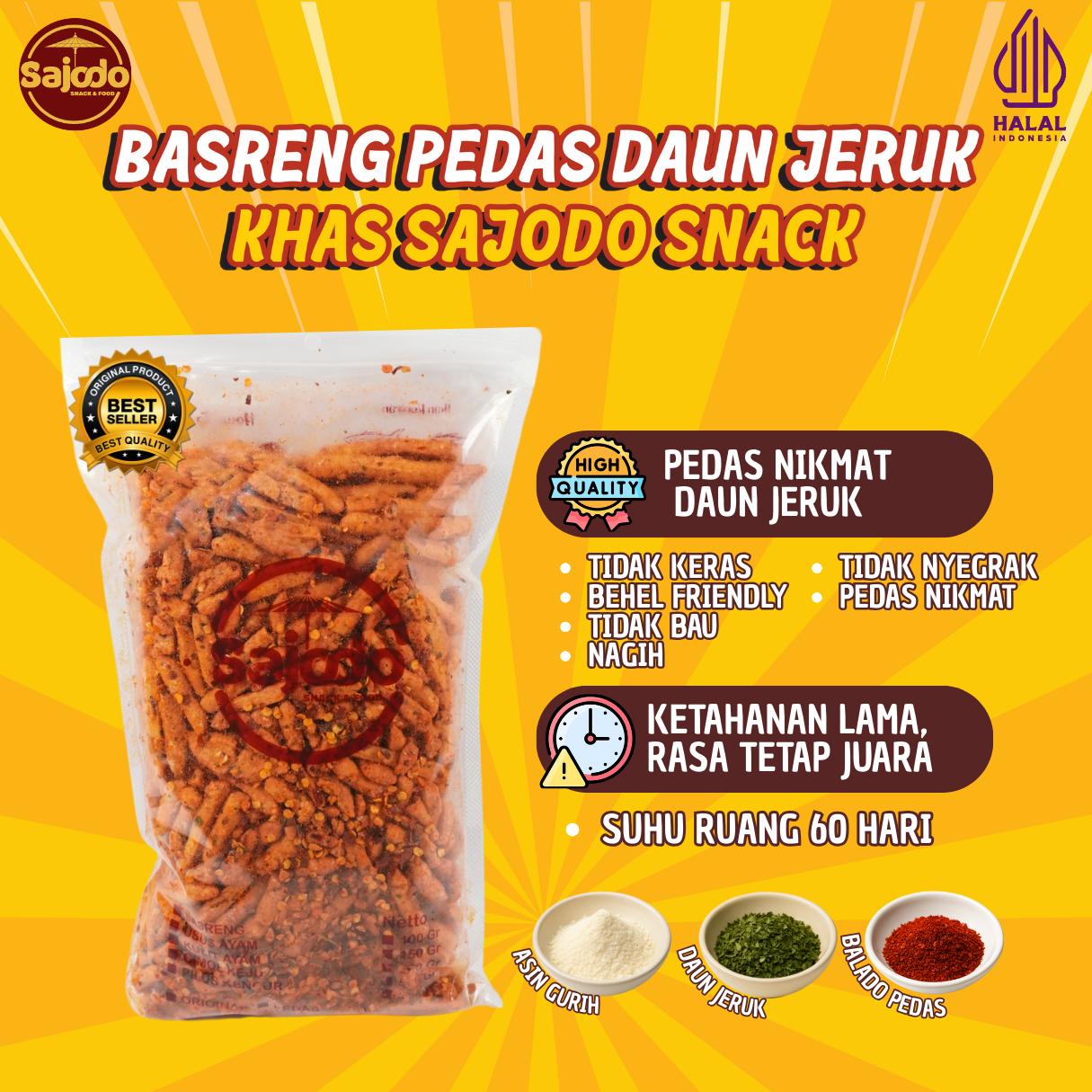 [Best Seller] Basreng Premium -  Sajodo Snack & Food