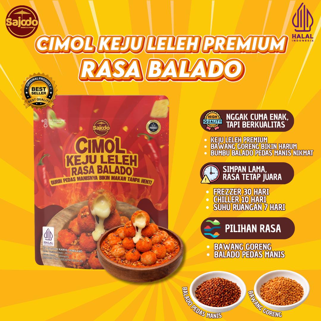 Cimol Keju Balado - Sajodo Snack & Food