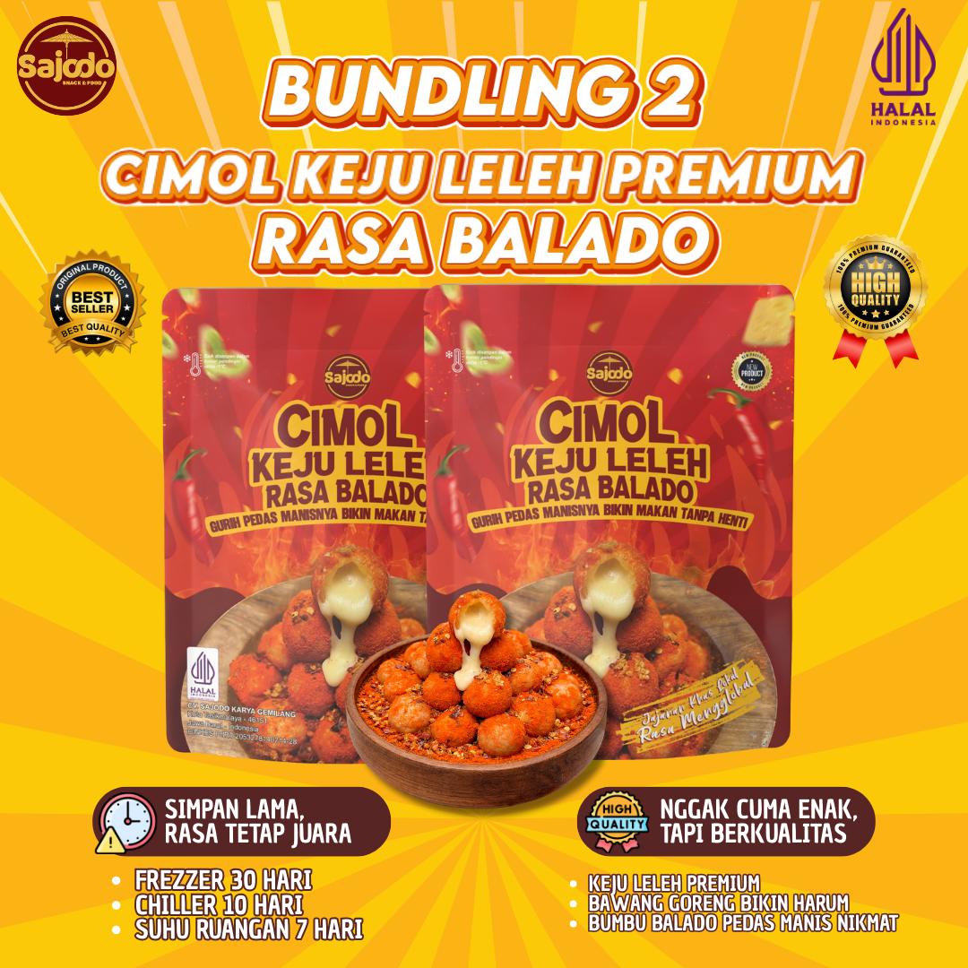 Cimol Keju Balado - Sajodo Snack & Food