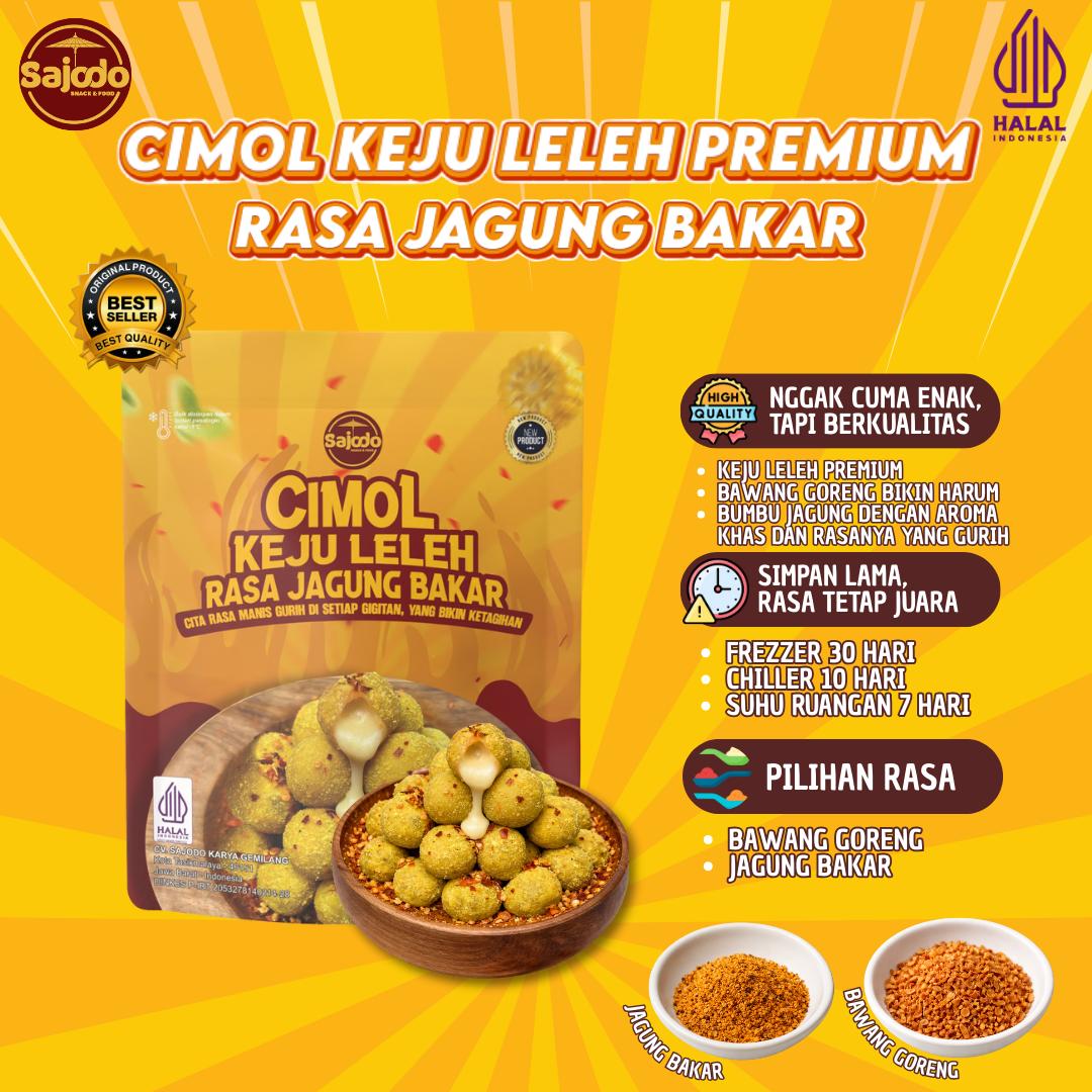 Cimol Keju Jagung Bakar - Sajodo Snack & Food