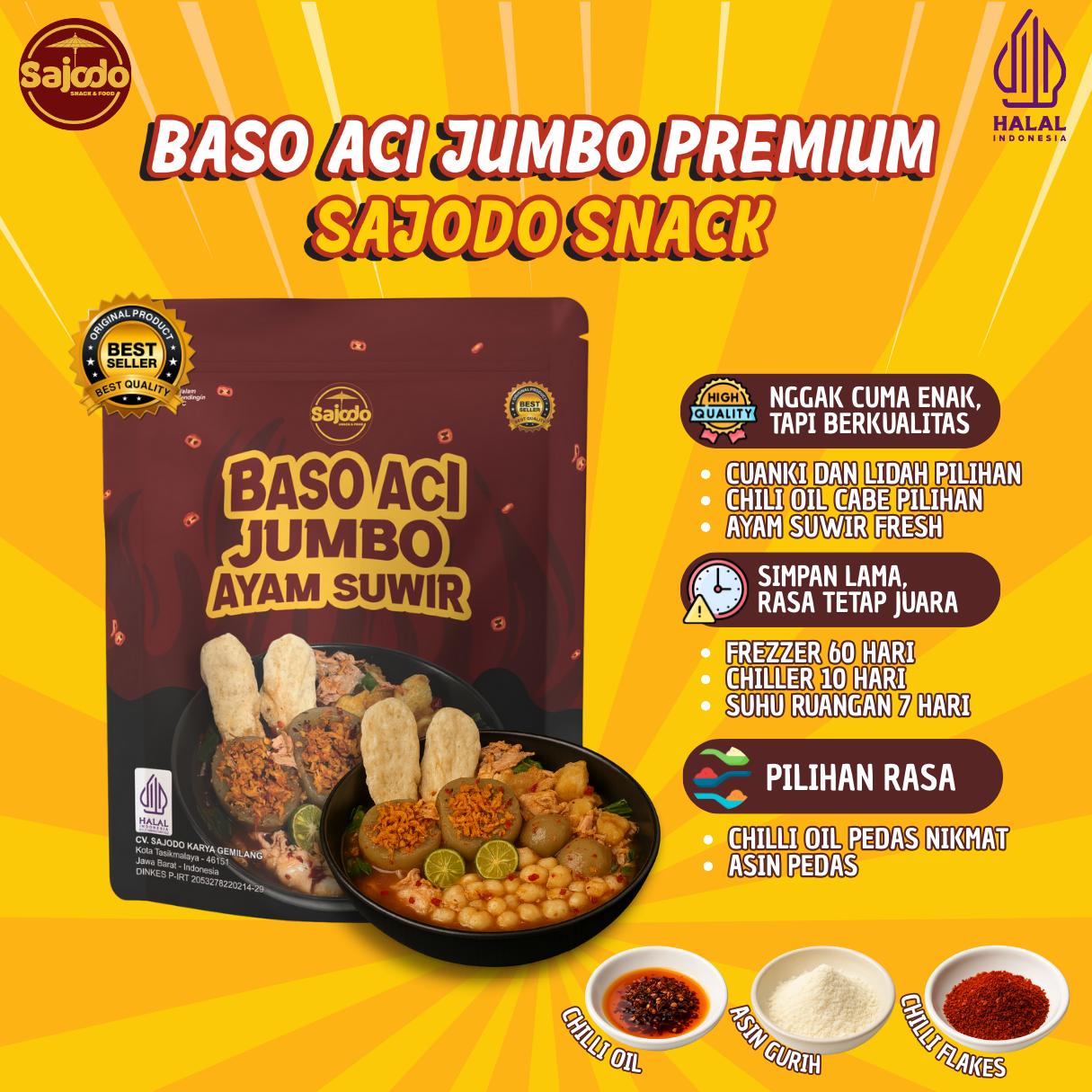 [Best Seller] Baso Aci Ayam Suwir - Sajodo Snack & Food
