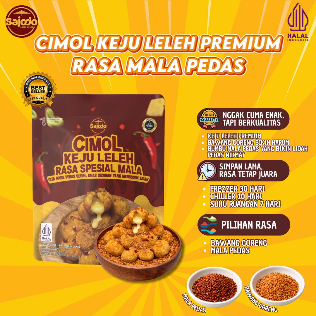 Cimol Keju Mala - Sajodo Snack & Food