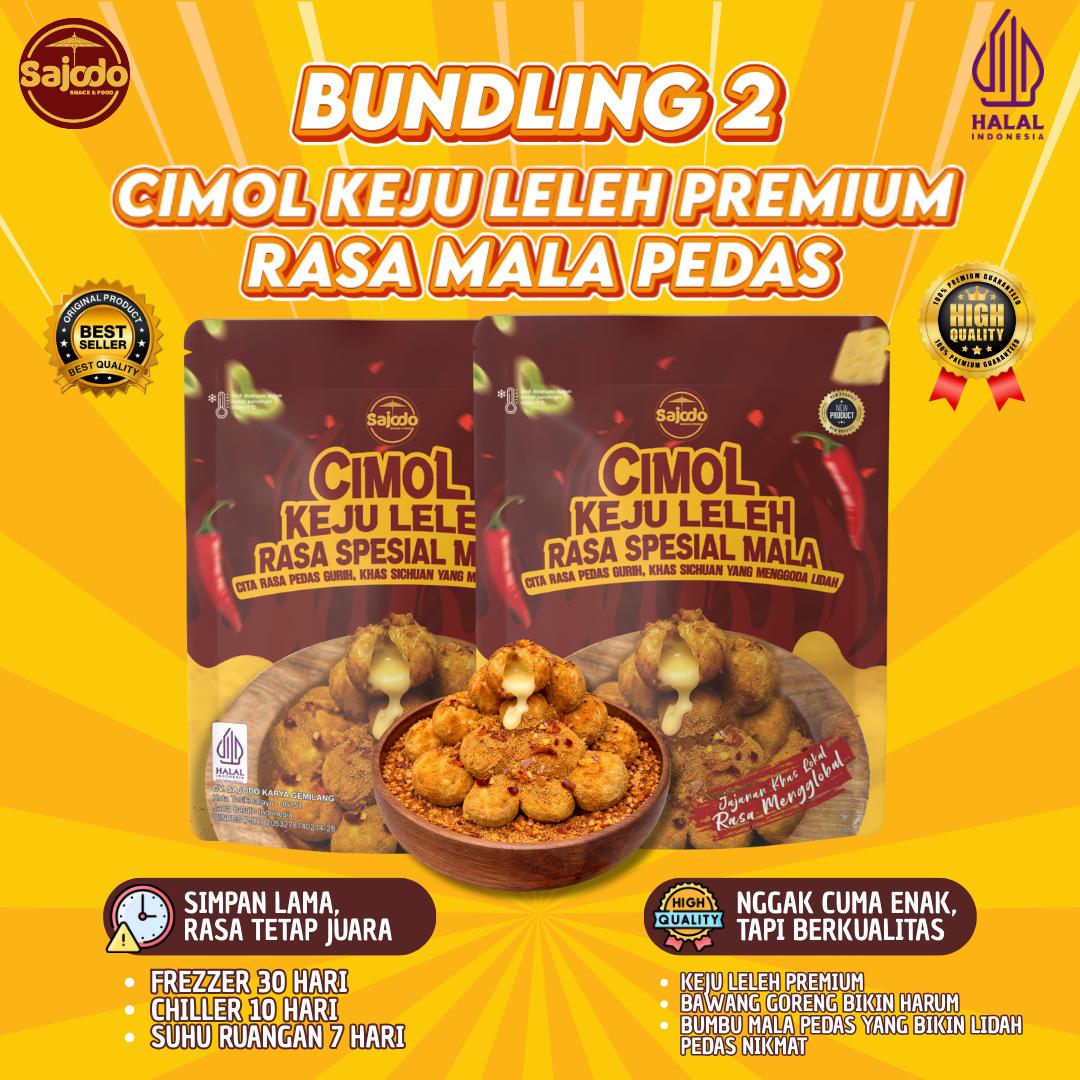 Cimol Keju Mala - Sajodo Snack & Food